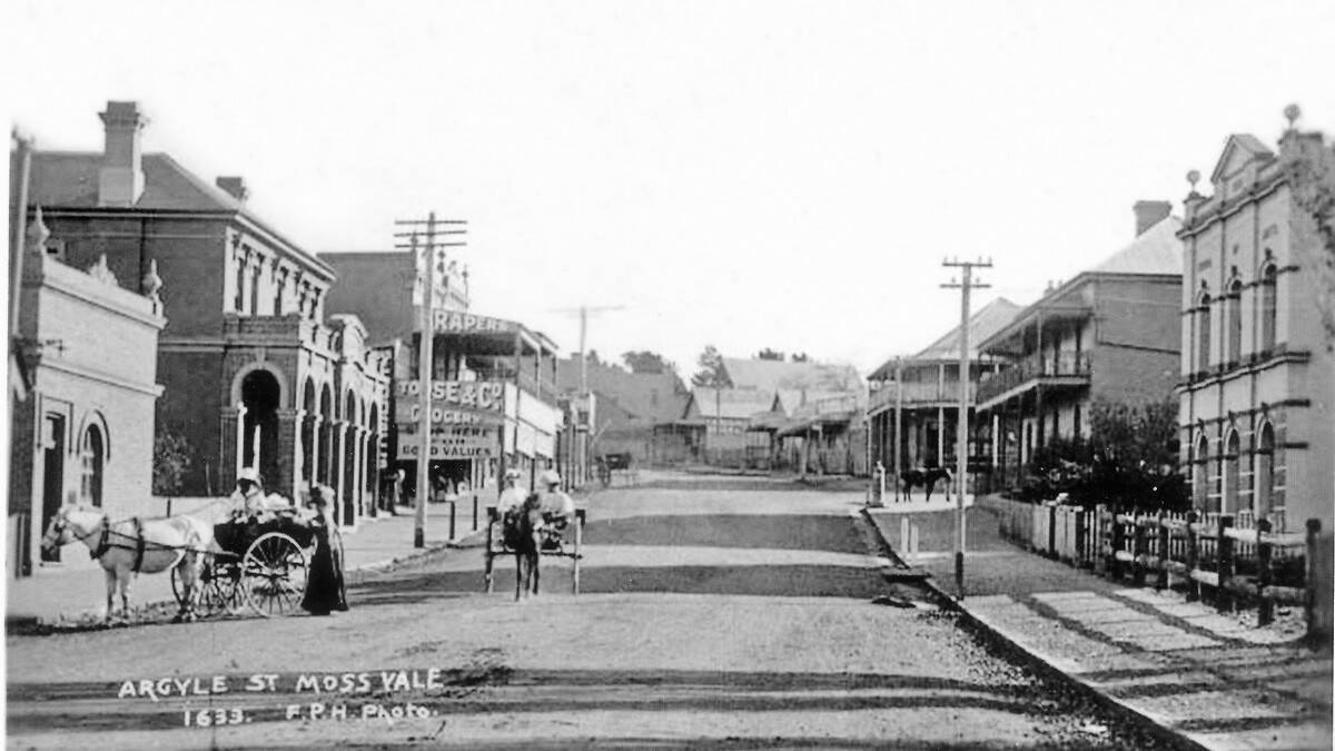 An early view of Moss Vale. Photo supplied
